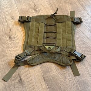 Tactical Olive Green dog harness